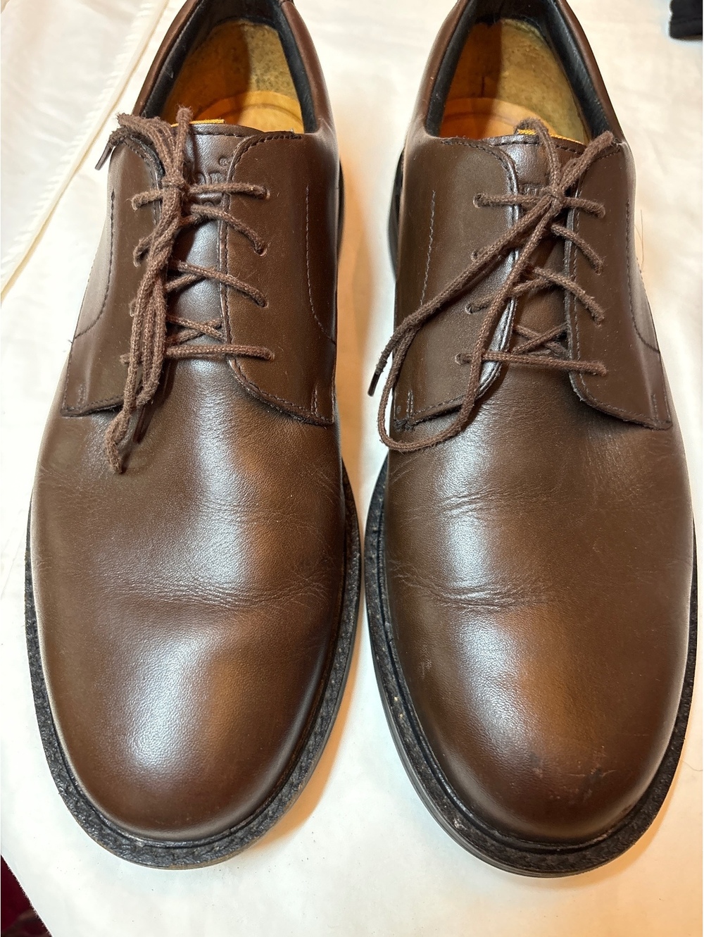Timberland Men’s Brown Oxford Lace-Up Shoes 9.5M